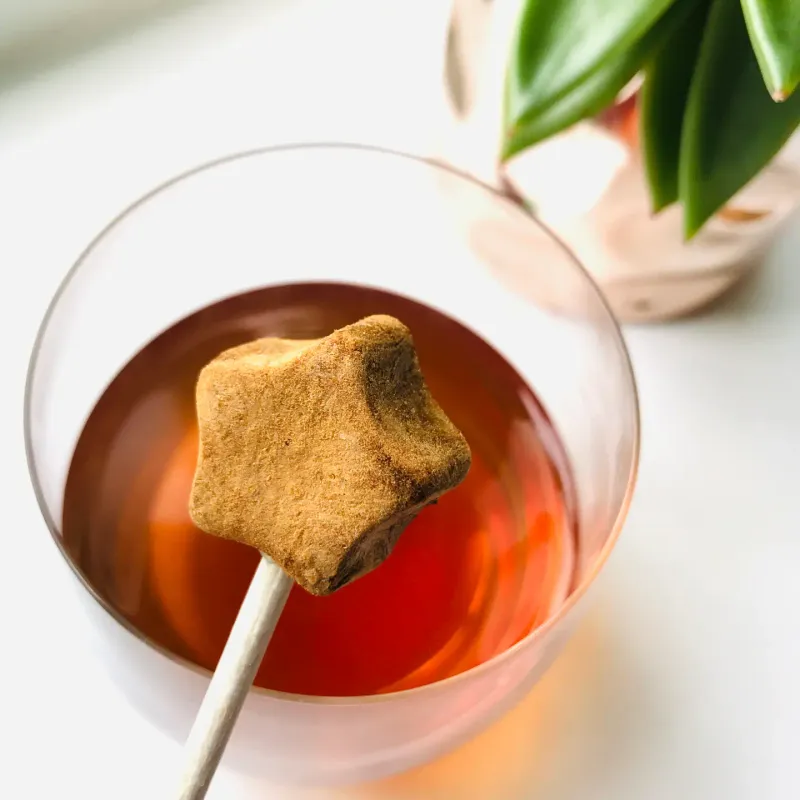 Crispy Caramel Gourmet THEE op een stokje!