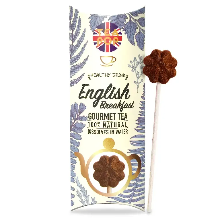 English Breakfast Gourmet TEA op een stokje!