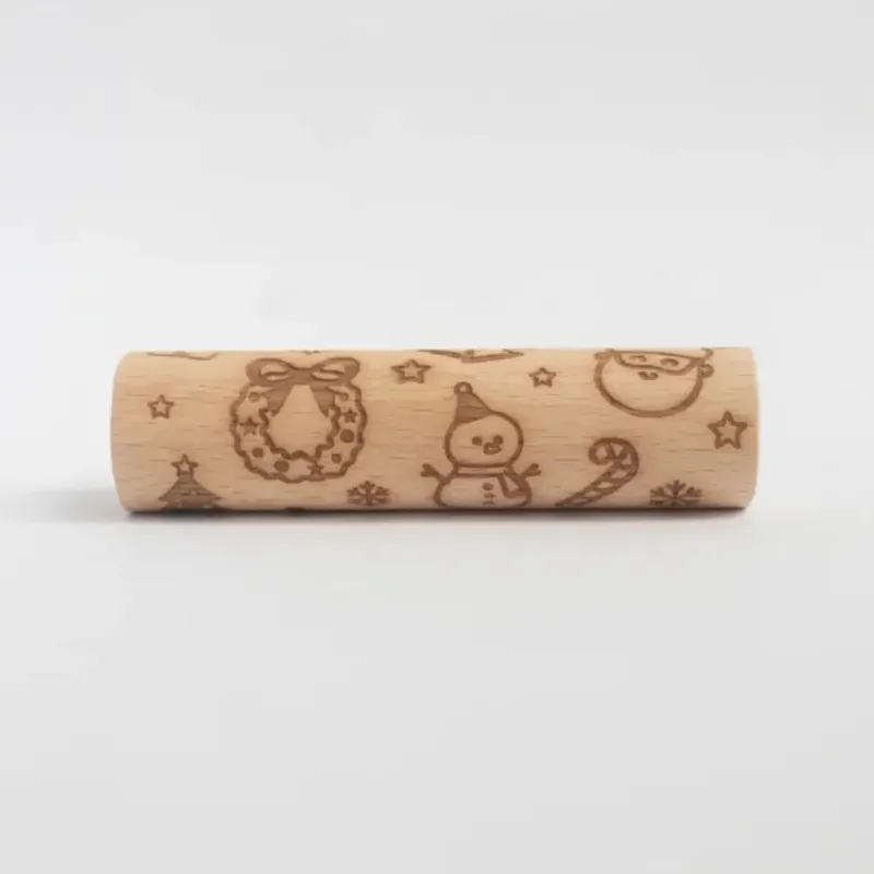 Houten roller - Kerst / Christmas 