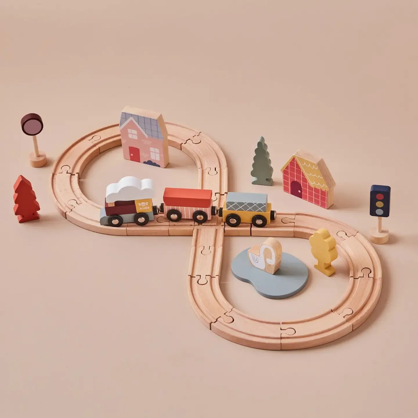 Houten trein Set (FSC)