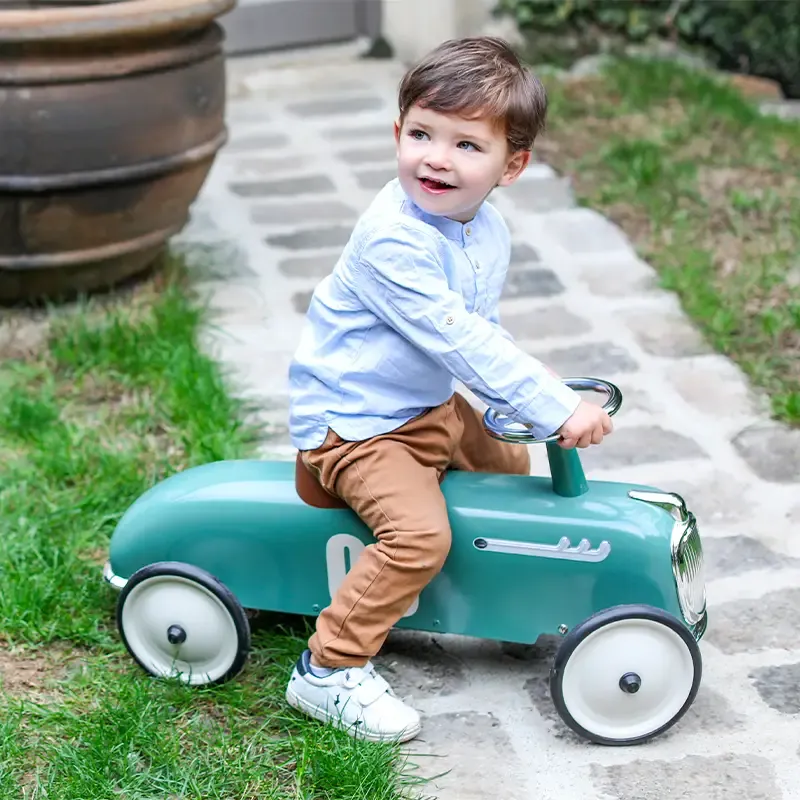 Zacht groene kinderauto - Roadsters Collection