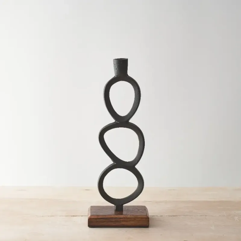 Sculpturale kandelaar, 35cm