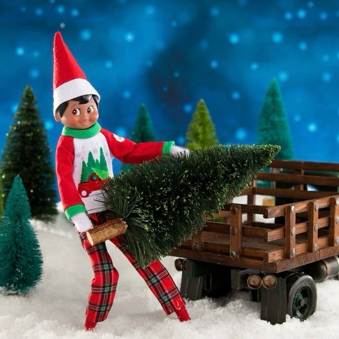 The Elf On The Shelf - Bomen En Boerderij Pyjama