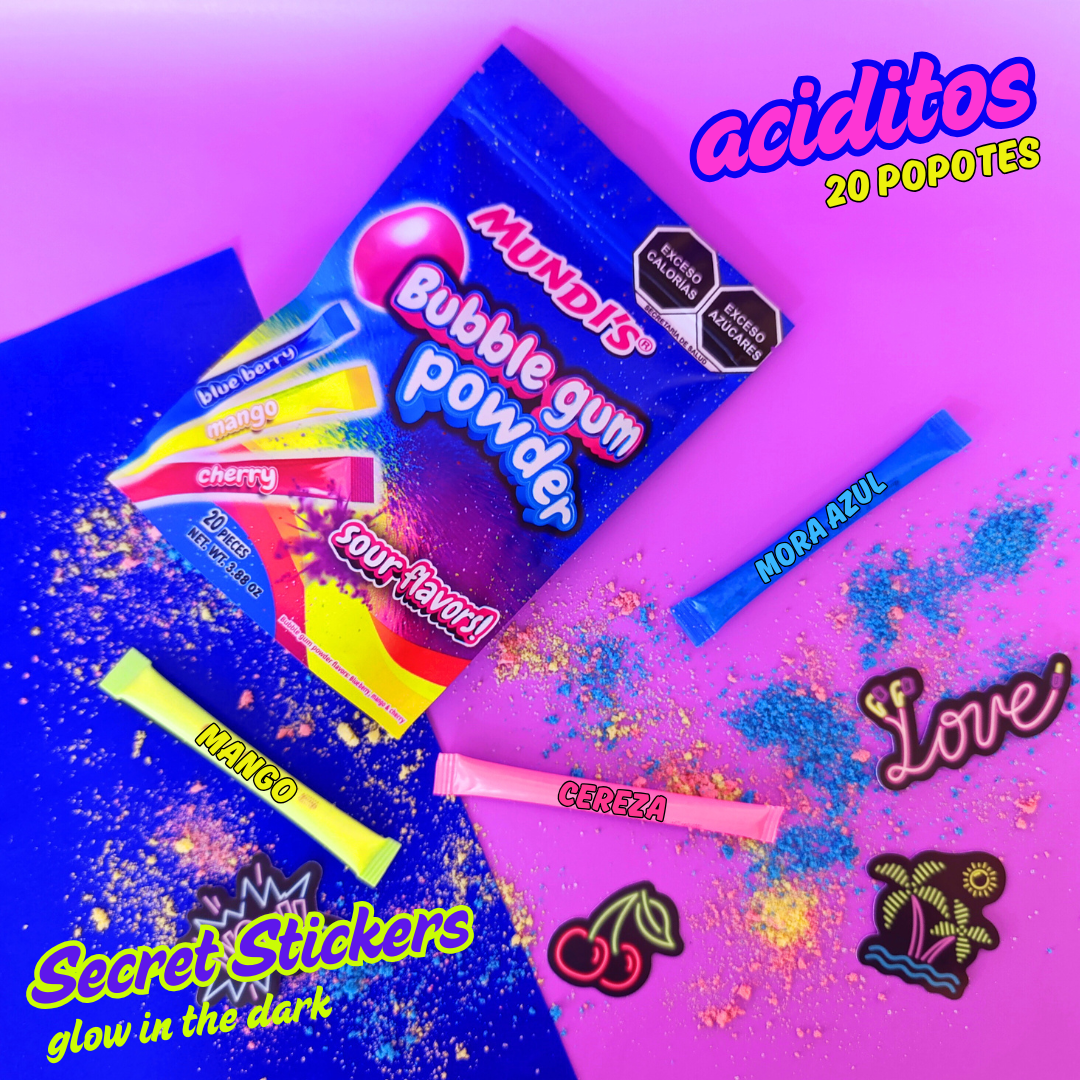 Kit Bubble Gum Powder
