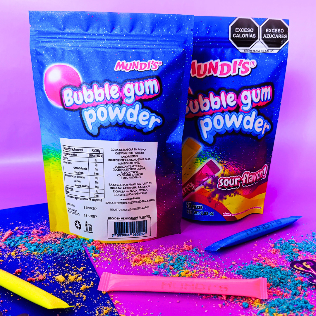 Kit Bubble Gum Powder