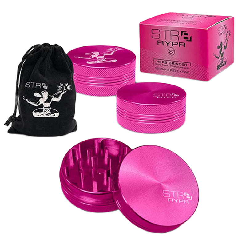 STR8 RYPR Aluminum Grinder - 2 Piece - 55mm- Gunmetal main image 0