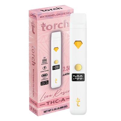 Torch THC-A Disposables, Flavor: Watermelon Diesel 2.5 g (Sativa)