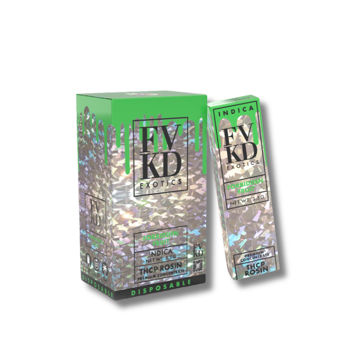 FVKD - 3.5g Disposables, Flavor: Forbidden Fruit (Exotics THCA Rosin)