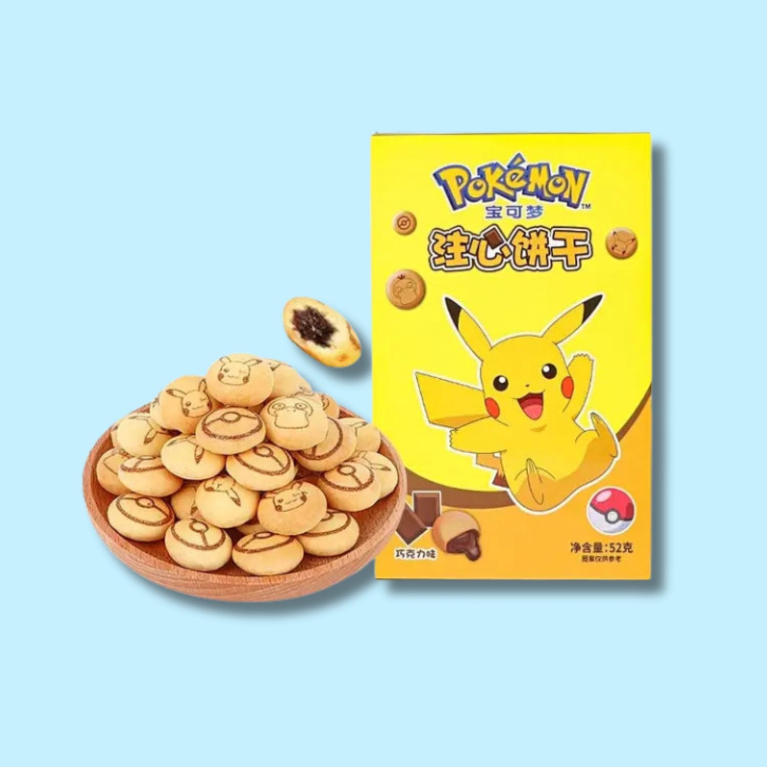 POKÉMON COOKIES - CHOCOLATE/STRAWBERRY FILLED