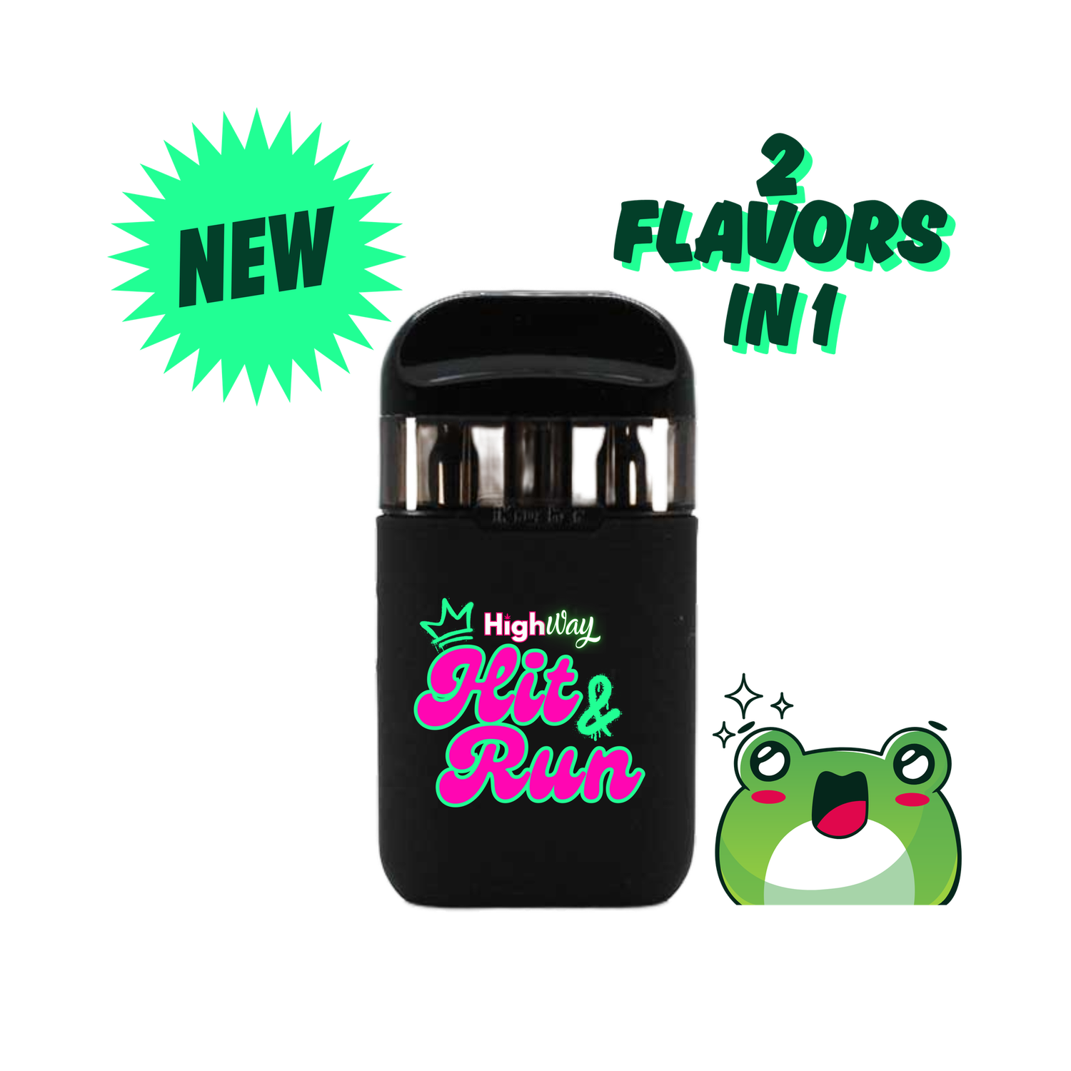 Double-Barrel HighWay: Hit &amp; Run (2 flavors in 1) 2g Disposable