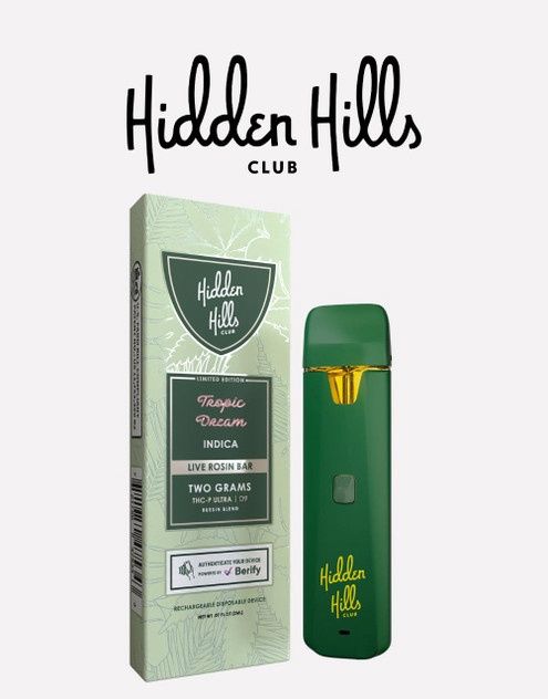 Hidden hills 2g disposable, Flavor: Tropical dream