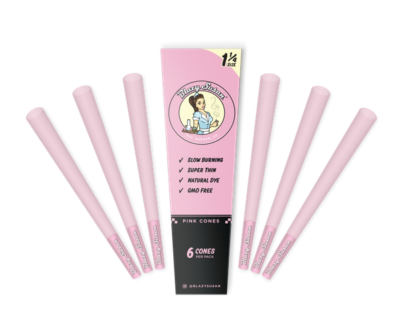 1 1/4 Blazy Suzan - 6 pack Pink Cones