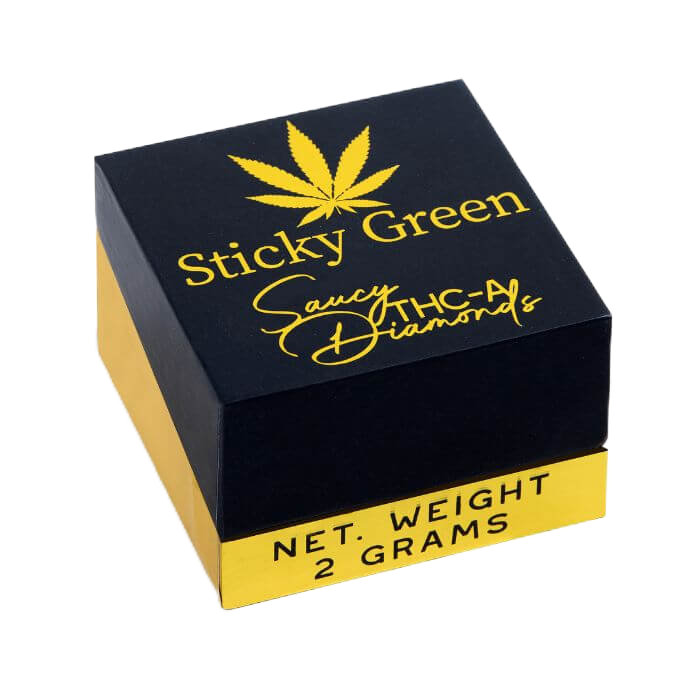 Sticky green live resin THCA 2g dab