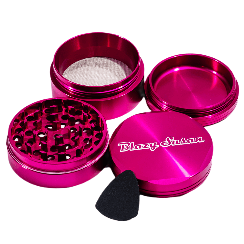Blazy susan premium herb grinder, Colour: Hot pink