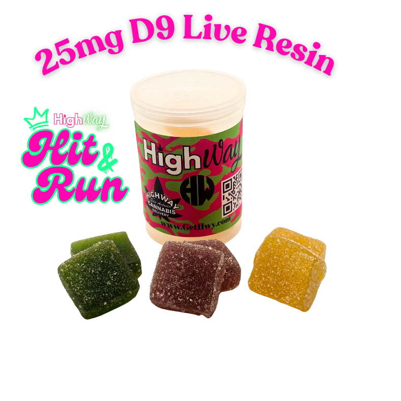 Highway Hit n Run Live Resin Eddies (25Mg each)