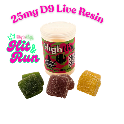 Highway Hit n Run Live Resin Eddies (25Mg each)