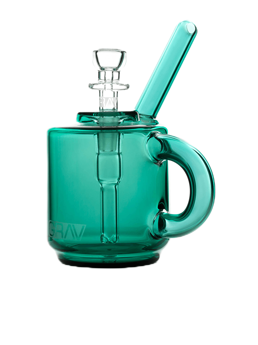 GRAV Coffee Mug Pocket Bubbler, Colour: Green