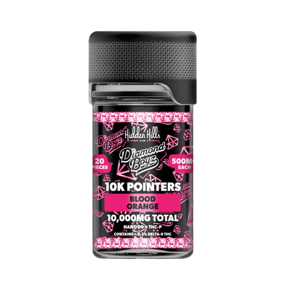 Hidden Hills 10K Pointers Gummies, Flavor: Blood Orange
