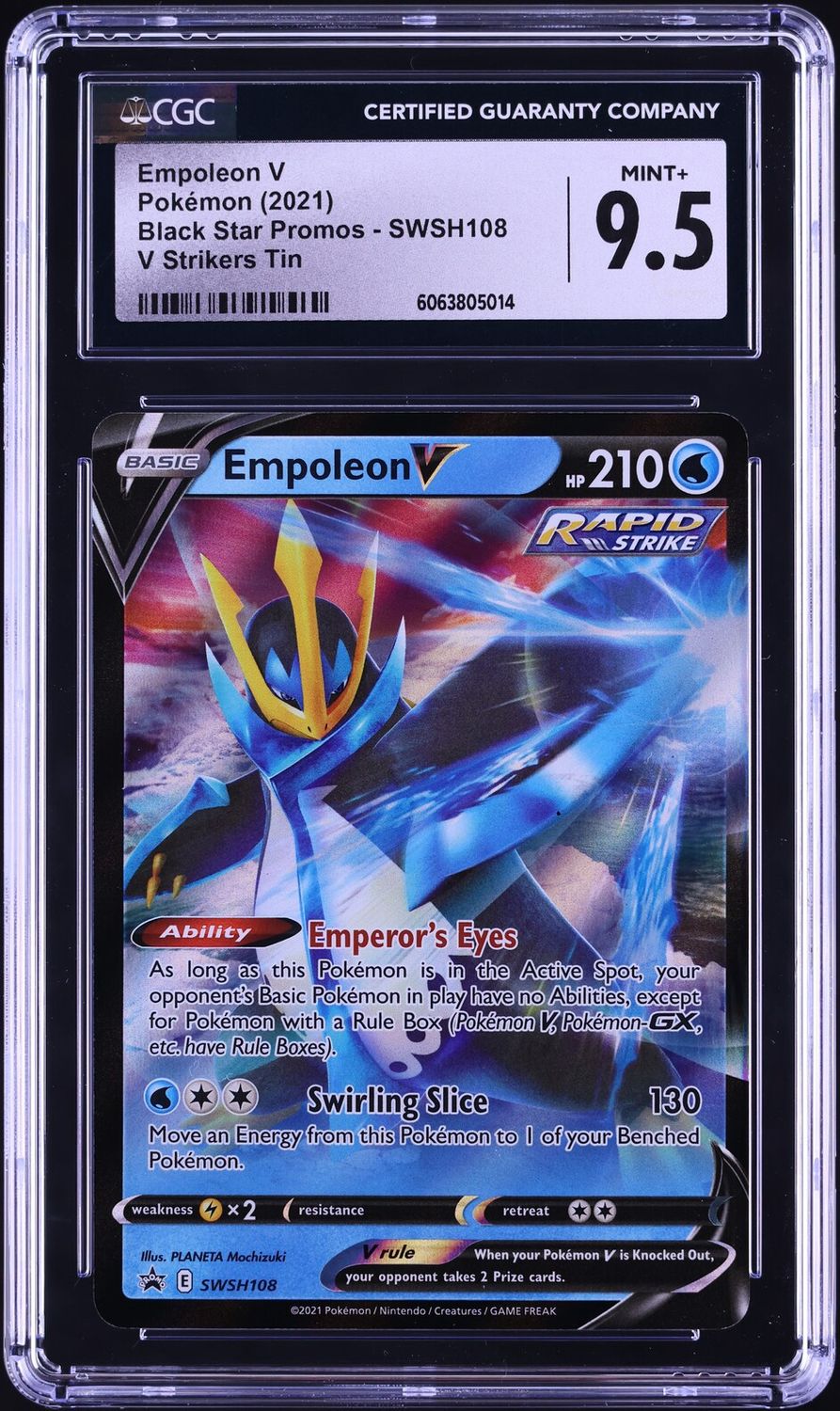 Pokémon Empoleon V #108 (Graded CGC 9.5)