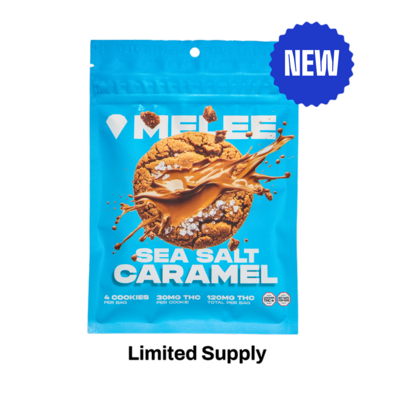 Melee THC Cookie (120mg total), Flavor: Sea Salt Caramel