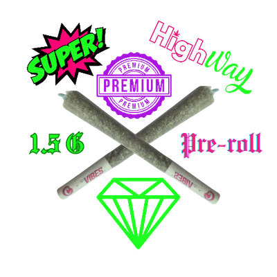 Super HighWay Premium 1.5g Pre-rolls