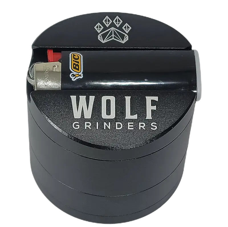 Wolf Grinders – Bic Mini Toothless Grinder, Flavor: Black