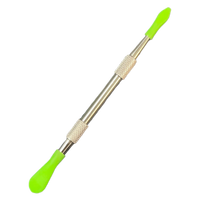 Dab Tool with multicolored Silicone Caps