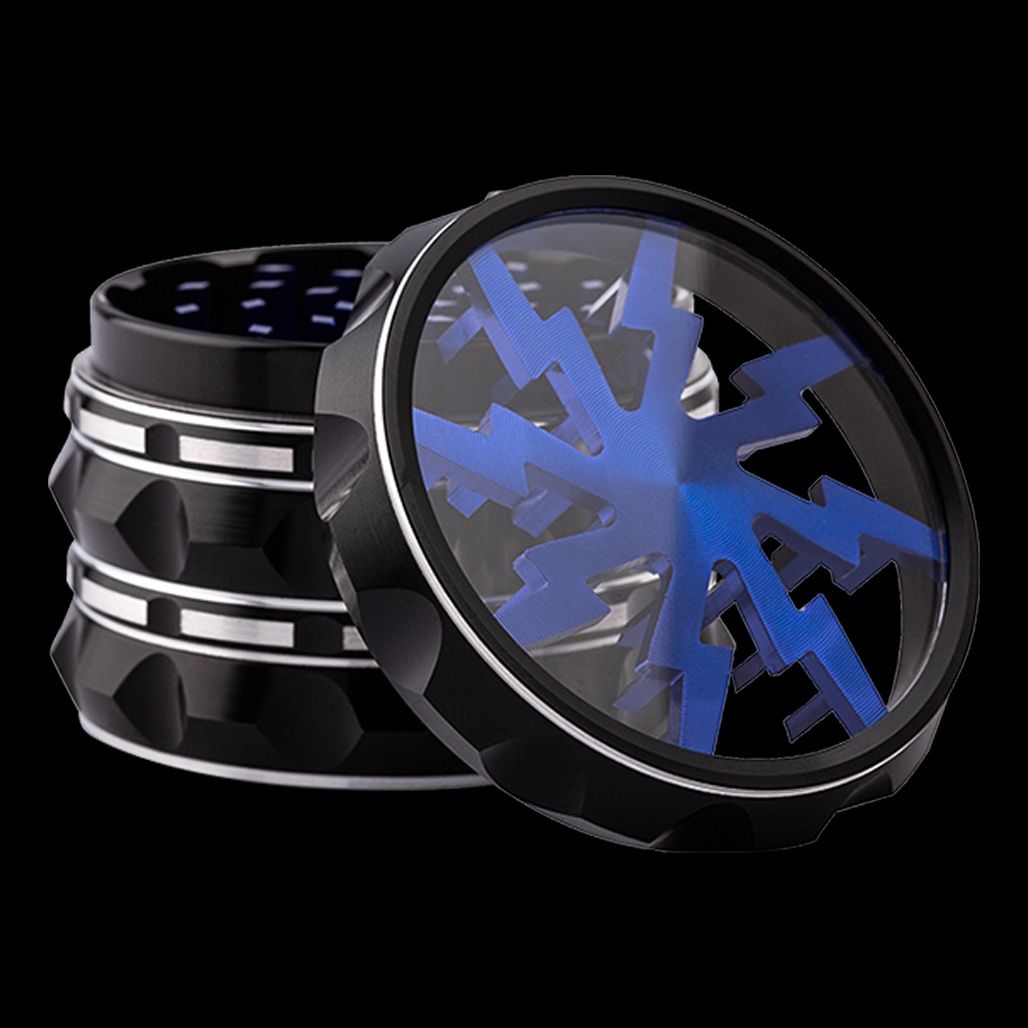 Kozo Lightning 2.5″ grinder, Colour: Blue