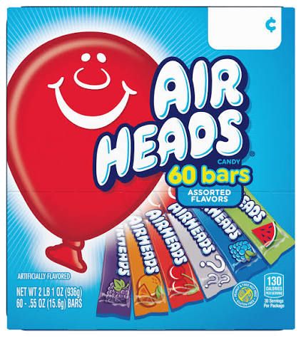 Airheads Assorted 60 ct