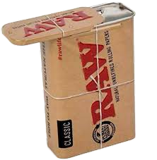 Raw Stash Tin Metal Slide Top