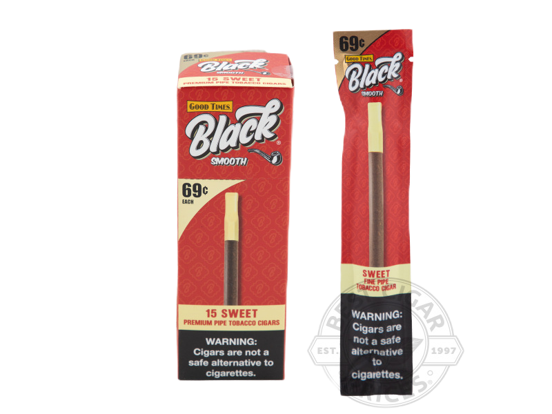 Black Smooth Cigars, Flavor: Sweet