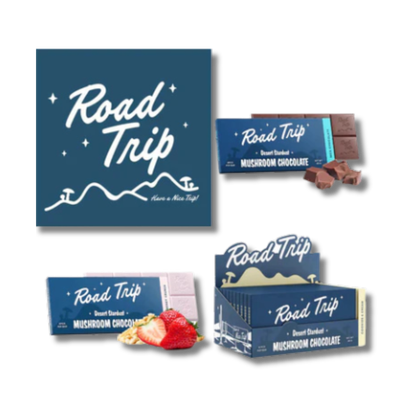 Road Trip - Mushroom Chocolate Bar - 8 servings
