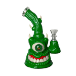Monster Mini Rigs Pot Leaf Eye, Colour: Green