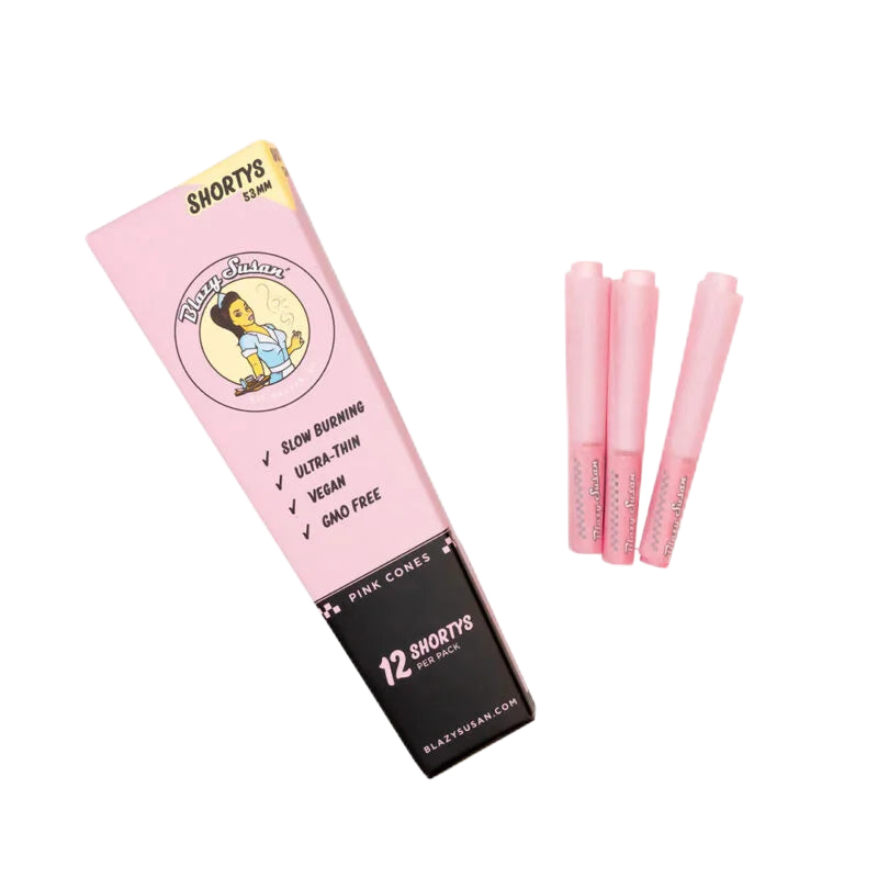 Blazy Susan Shortys- 12 pack Pink Cones