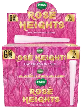 Rosé Heights Pink prerolled cones 1 1/4 6 count
