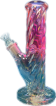 Twisted Fumed Straight Tube Bong