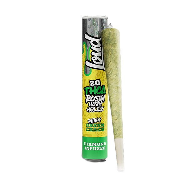 Loud THCa Diamond Infused Hash Hole, Flavor: Green Crack-s