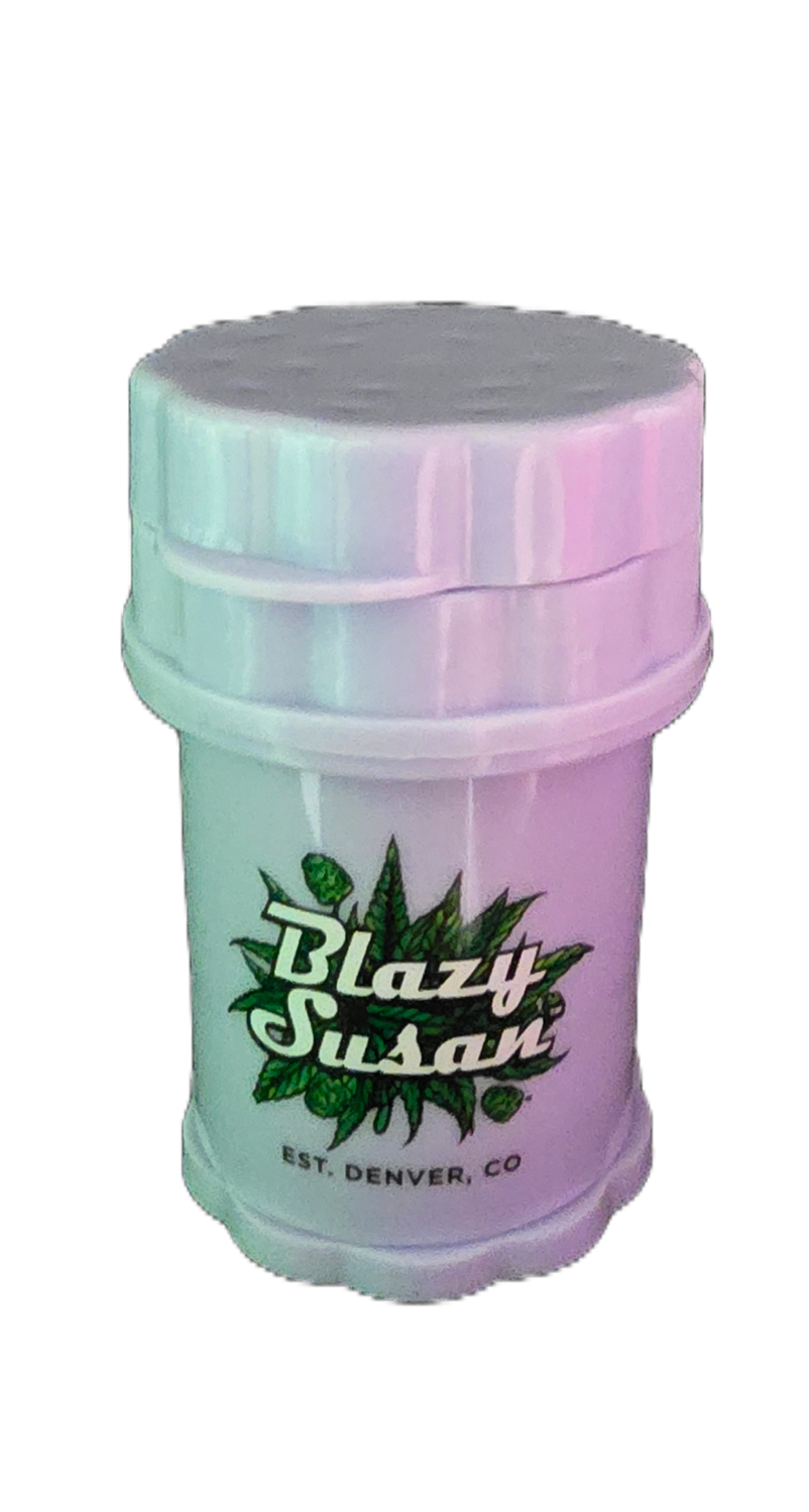 Blazy Susan Herb Saver Grinder, Colour: Blue-leaf
