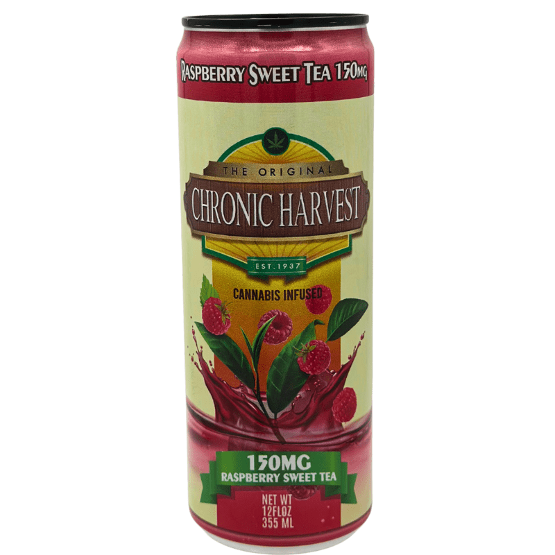 Chronic Harvest Cannabis Infused 150mg THC Tea, Flavor: Raspberry Sweet Tea