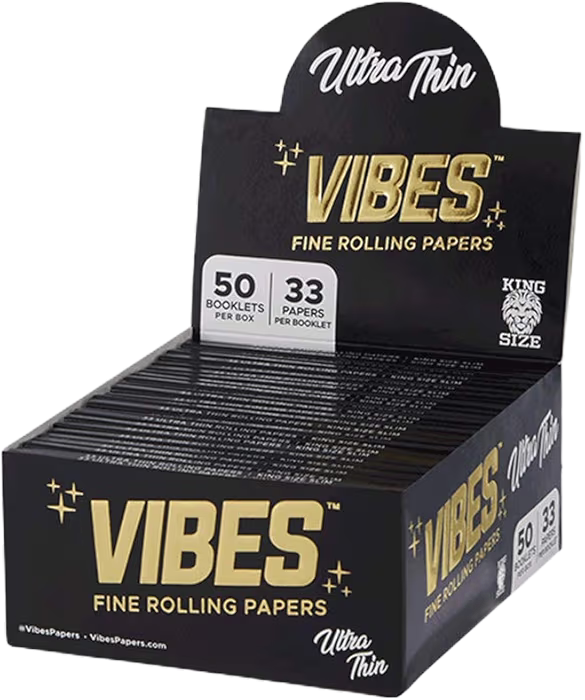 Vibes Ultra Thin Rolling Papers King Size