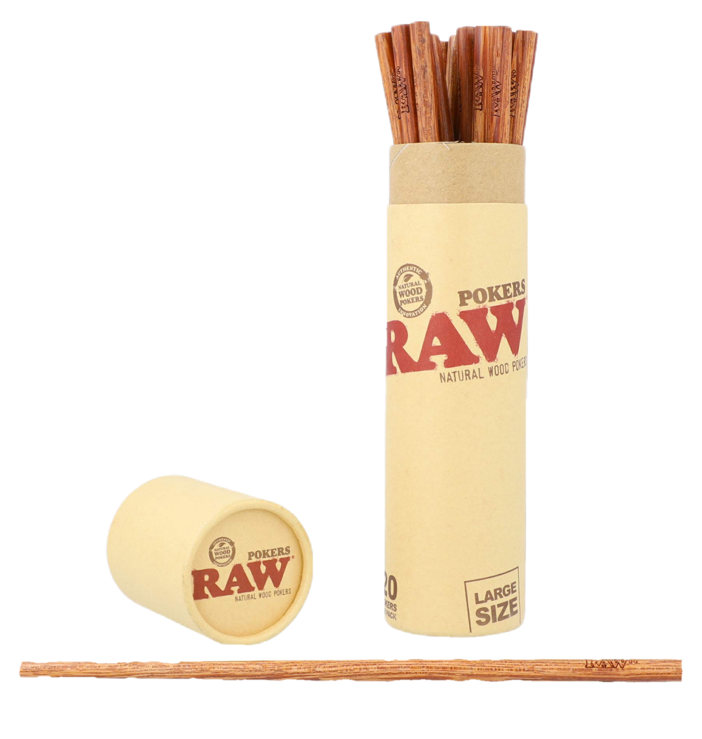 Raw Natural Wood Pokers