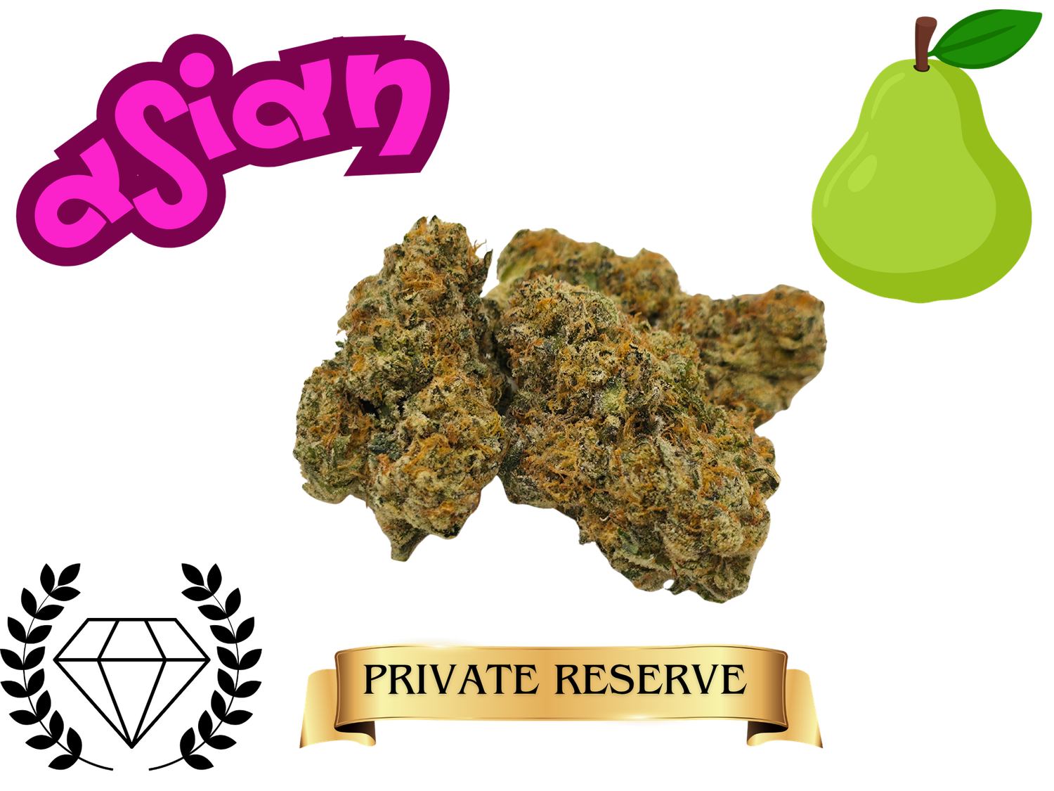 *NEW*Asian Pear- Elite Tier- THCa- Hybrid