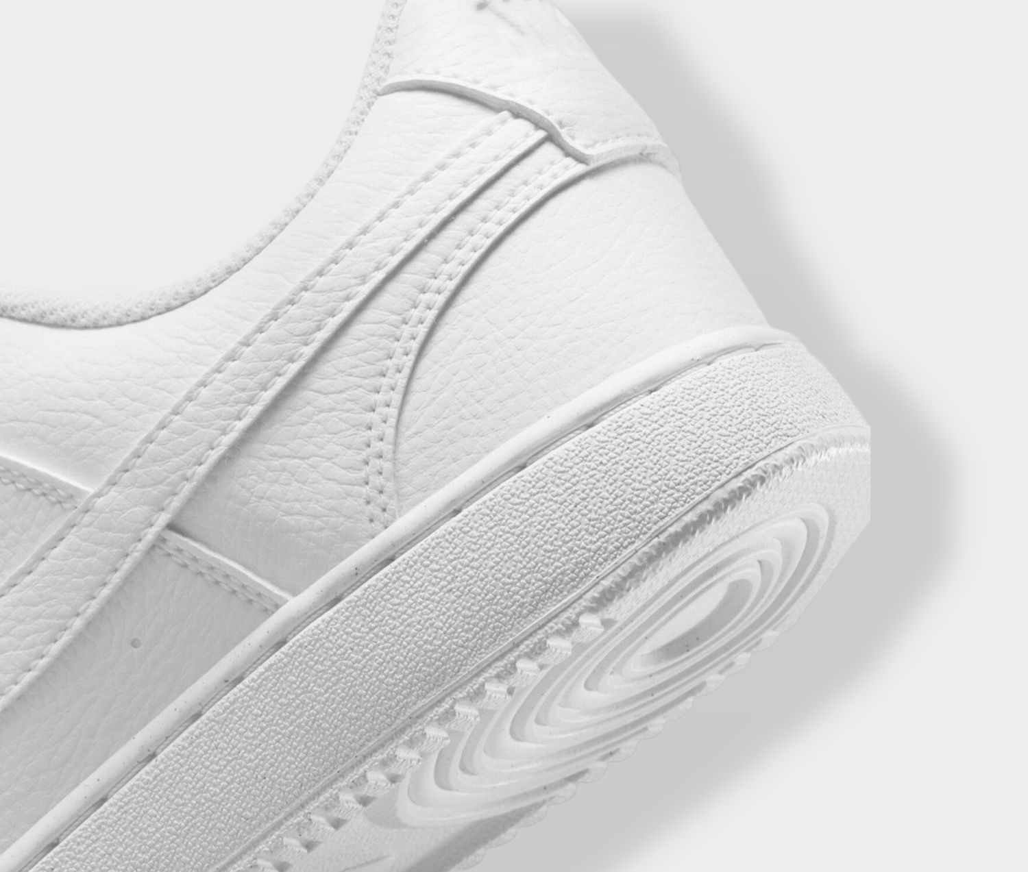 Nike Court Vision Low sneaker - Wit - Leer hiel detail