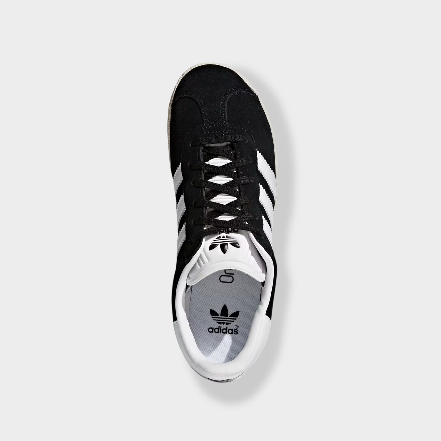 Adidas Gazelle sneaker - Zwart - Suède bovenaanzicht