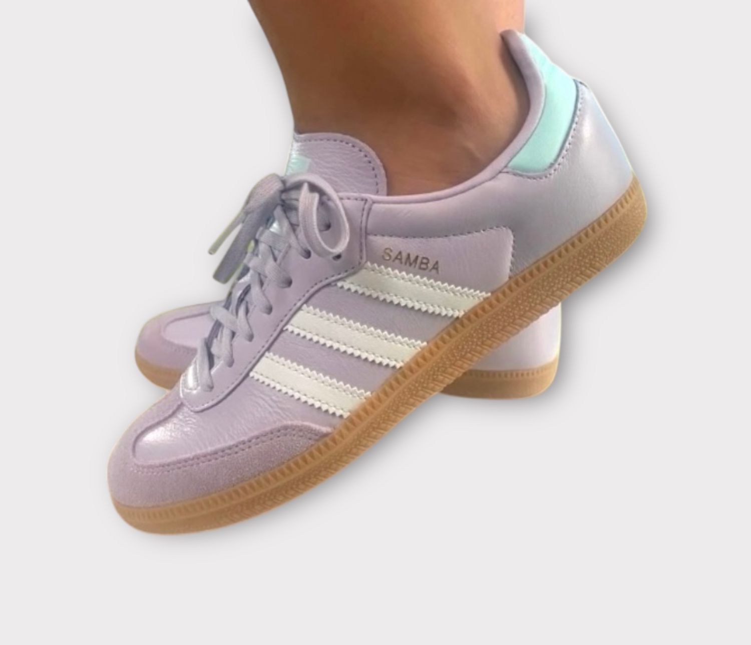 ADIDAS Originals Paarse Samba Sneakers voor Purple
