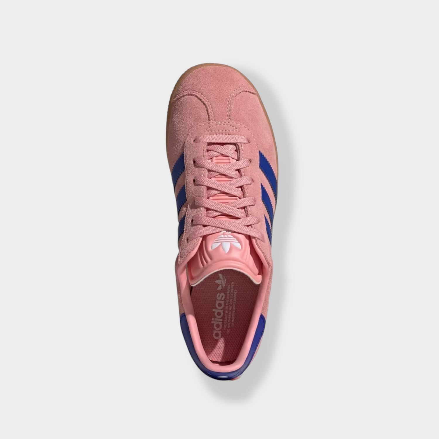 Adidas Gazelle sneaker - Roze - Suède bovenaanzicht