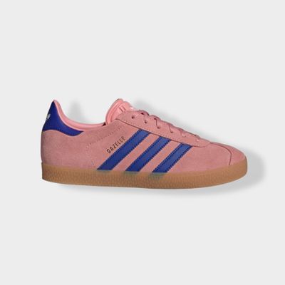 Adidas Gazelle sneaker - Roze - Suède zijaanzicht links