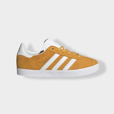 Adidas Gazelle sneaker - Geel - Suède zijaanzicht links