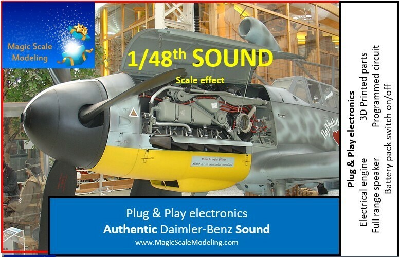 1/48th Daimler-Benz engine - Electric engine &amp; Sound
