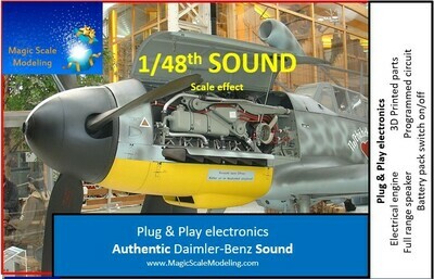 1/48th Daimler-Benz engine - Electric engine & Sound